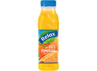 RELAX pomaranč 100% 0,3 l PET Z
