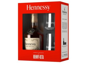 Hennessy VS 40% 0.7 l + 2 poháre