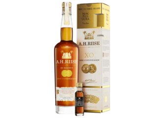 Rum A.H.Riise XO Copenh.40% 0,7l+A.H.Riise Very Rare 42% 0,02l