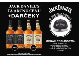 Jack Daniel´s  PROMOSET ŠILTOVKY  37,5 % 4x1l