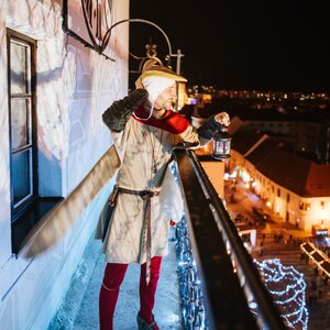 Mestská veža s lampášom