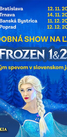 Frozen 1 a 2 - hudobná šou na ľade