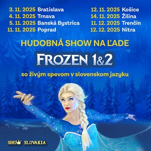 Frozen 1 a 2 - hudobná šou na ľade