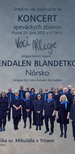 Koncert speváckych zborov