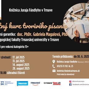 Letný kurz tvorivého písania