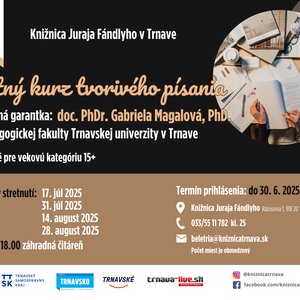 Letný kurz tvorivého písania