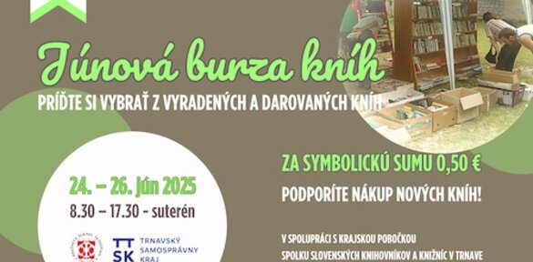 Júnová burza kníh