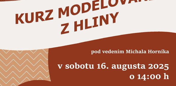 Kurz modelovania z hliny - kreatívna dielňa