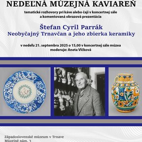 Nedeľná múzejná kaviareň - Štefan Cyril Parrák