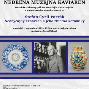 Nedeľná múzejná kaviareň - Štefan Cyril Parrák