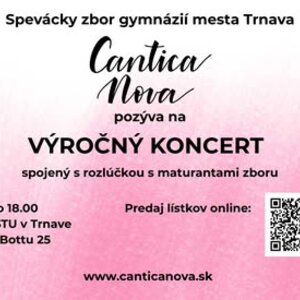 Výročný koncert Cantica Nova