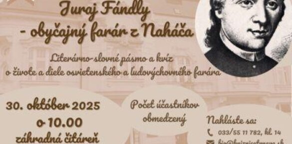 Juraj Fándly - obyčajný farár z Naháča