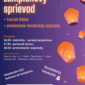 Lampiónvý sprievod - Suchá nad Parnou