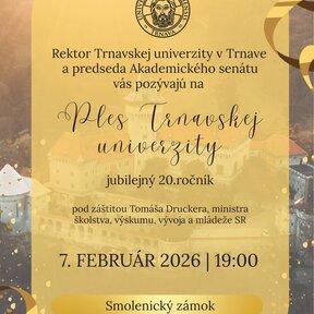 Ples Trnavskej univerzity na Smolenickom zámku