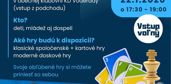 Večer s hrami - Voderady