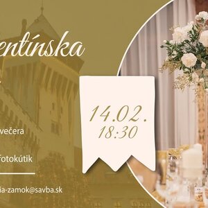 Valentínska večera na Smolenickom zámku