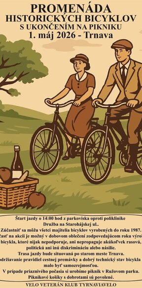 Promenáda historických bicyklov